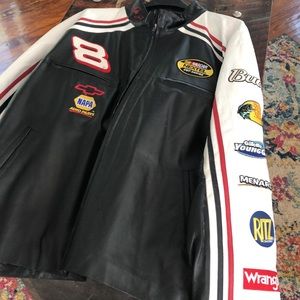Nascar Dale Jr Budweiser leather jacket